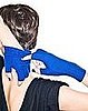 Yarnz Blue Cash Fingerless Gloves