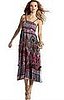INC International Concepts® Tiered Mixed-Print Maxi Dress