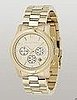 Michael Kors Midsize Shiny Gold Chronograph