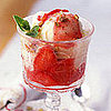 Strawberries Romanoff Sundaes