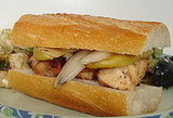 Grilled Chicken, Apple, and Onion Sandwiches