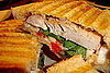 Grilled Chicken and Mozzarella Panini
