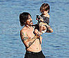 Anthony and Everly Hit the Sand