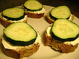 Cucumber Cream Cheese Nibblers