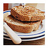 Whole Wheat Toast, Topped With Almond Butter and Sliced Apples