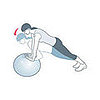 Exercise Ball Push-Up