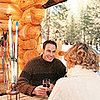 In Line at a Ski Resort or at the Lodge