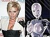 Victoria "Posh" Beckham and the Svedka Robot Lady