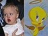 Shiloh Jolie-Pitt and Tweety Bird