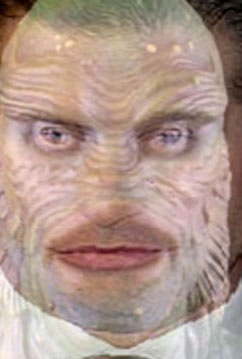Guess Who Is Morphed With the Creature From the Black Lagoon?