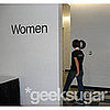 There's no line for the ladies' room.