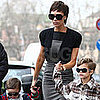 A Rare Sighting: Victoria Beckham With a Cell Phone