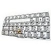 QWERTY Pocketbook Slash Checkbook Holder