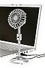 Silver USB Desk Fan 