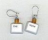 End and Home Keyboard Key Earrings
