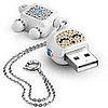 Robot Laura Swarovski Flash Drive