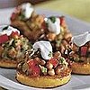 Polenta Rounds With Black-eyed Pea Topping