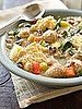 Black-Eyed Pea Soup with Turkey and Cornbread Dumplings