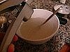 Add garlic to the liquid.