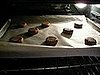 Cookies in the oven.