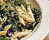 Penne With Greens, Olives, and Feta