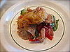 Lindgren paired the ConcaBianco with a tuna panzanella.