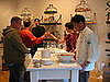 The red wine pairing was so popular, a line trailed from the serving table halfway through the room.