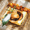 Fig Tart With Apricot Sorbet