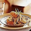 Open-Faced Turkey Croissant With Pan-Fried Oysters
