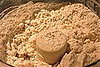Pulse dough until coarsely blended.