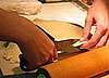 Snip excess off the edges.