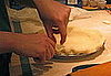 Form crust with your fingers.