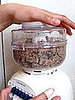 Pulse both milk and semisweet chocolate pieces until finely ground.