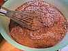 Add Dutch process cocoa powder.