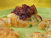 Smashed Potato Cheddar Cakes With Cran-Apple Sauce