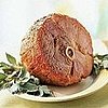 Gingersnap-Crusted Ham With Apricot Mustard Sauce