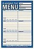 Menu Planning Pad