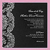 Black and White Invite