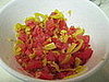 Tomato peppercini mix. 
