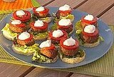 Mini Moroccan Lamb Burgers with Lemon Yogurt Sauce