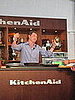 Bobby Flay hams it up for the crowd. 