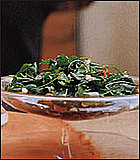 Arugula, Fresh Corn and Tomato Salad