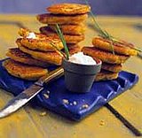Corn Cakes With Fresh Corn and Chives