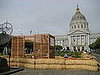 The Victory Garden is planted in front of San Francisco's City Hall. 