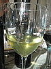 The unfinished Chardonnay resembles extra virgin olive oil. 