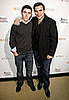 Chef Todd English and his son. 