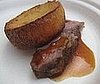 Steak Bite With Mini Gorgonzola Souffle
