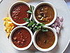 The plated chili. 