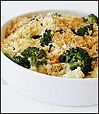 Broccoli and Cauliflower Gratin With Cheddar Cheese