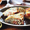 Caponata Frittata with Grilled Panettone